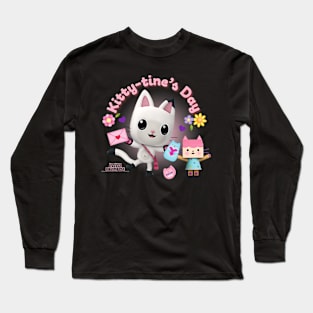 DreamWorks Gabby’s Dollhouse Kitty-tine’s Day Long Sleeve T-Shirt